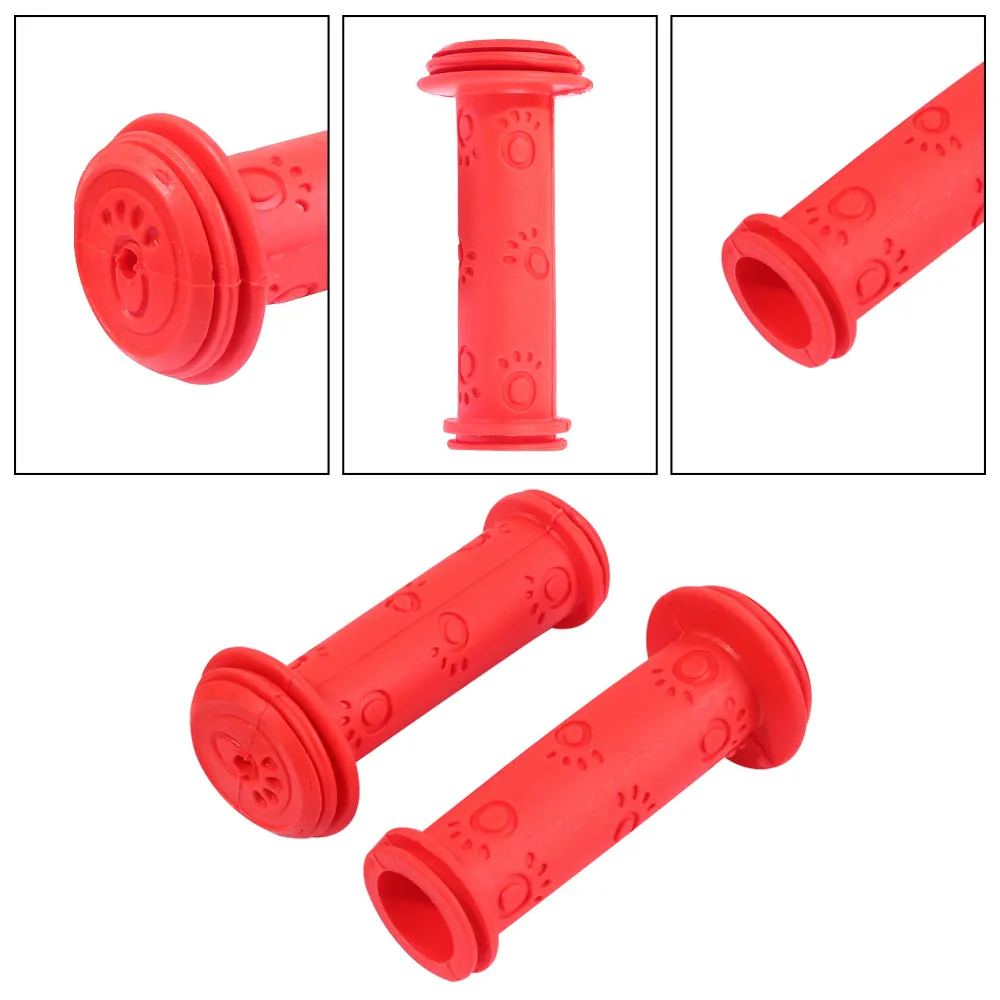 Rutschfeste Gummi-Fahrradlenkergriffe Dreirad-Roller-Lenker für Kinder Fahrradlenker Reitzubehör – Detail 2