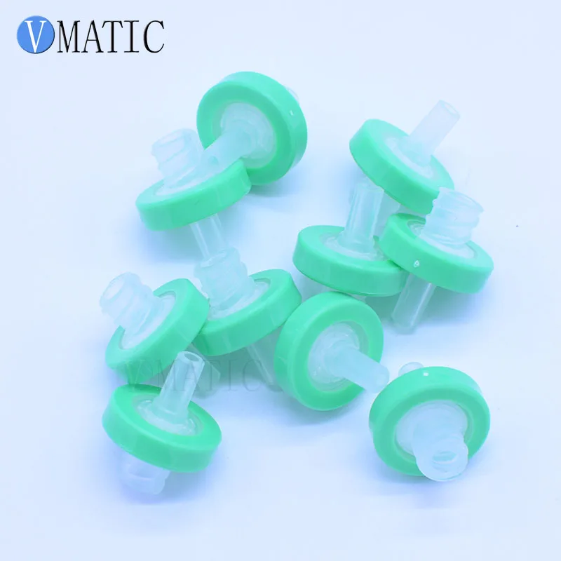 Free Shipping 100Pcs 13mm 0.22um Plastic Syringe-Driven Filter Syringe Filter Organic Solution Filtration Membrane