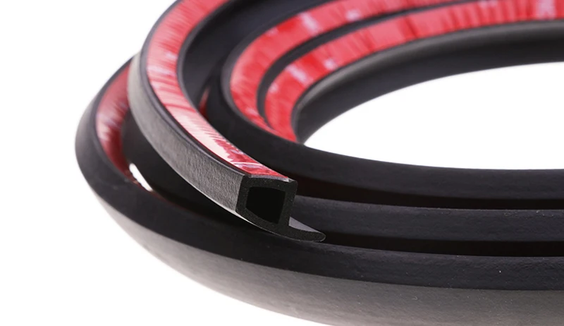 P Type Car Door Rubber Seal Strip Noise Insulation Car Door Sealing Strip Weatherstrip Anti-dust Rubber Door Seals