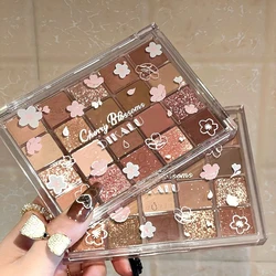 Palette de fards à barrage étanches pour femmes, maquillage coréen, paillettes de crème, outils cosmétiques brillants pour les yeux