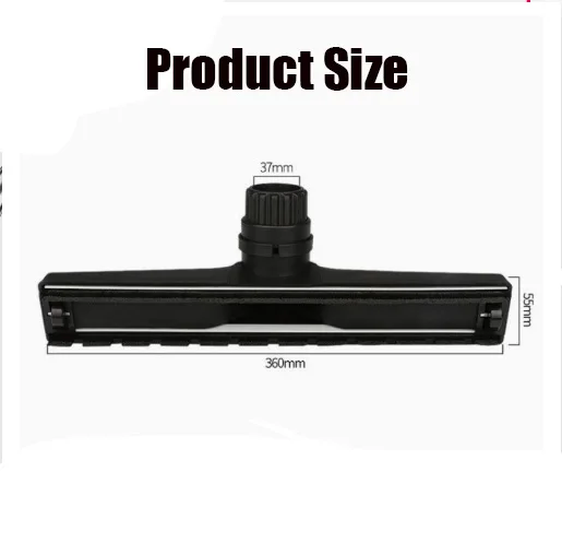37mm Inner Diameter Universal Vacuum Cleaner Brush For 30/50/60/70/80/90 liters Industrial Vacuum Cleaner Parts