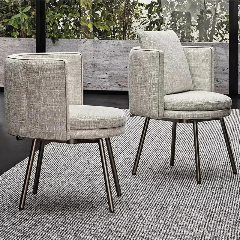 Italian modern simple home hotel restaurant chair backrest makeup chair