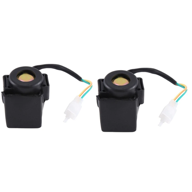 2 Pcs Start Solenoid Valve Relay Gy6 70Cc/110Cc/650Cc/125Cc/150Cc For Motorcycle Atv Scooter