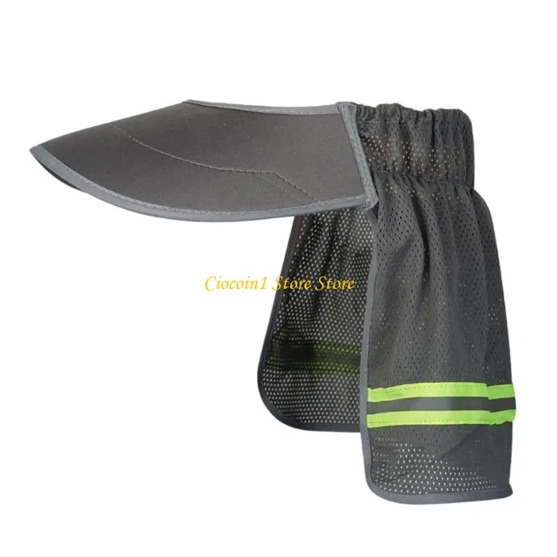 A3PC Universal Sun Protections Safety Helmet Cover Breathable Quick Dry Fabric Detachable Elastic Visors For Outdoor Job