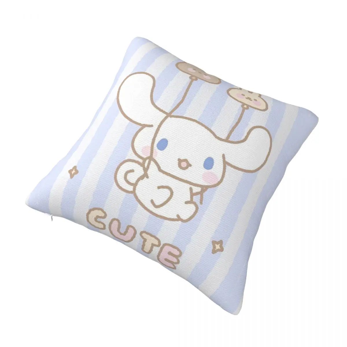 Cinnamoroll Sanrio Pillowcase Merch Printing Polyester Cushion Cover Gift Throw Pillow Case Cover Home Square 18