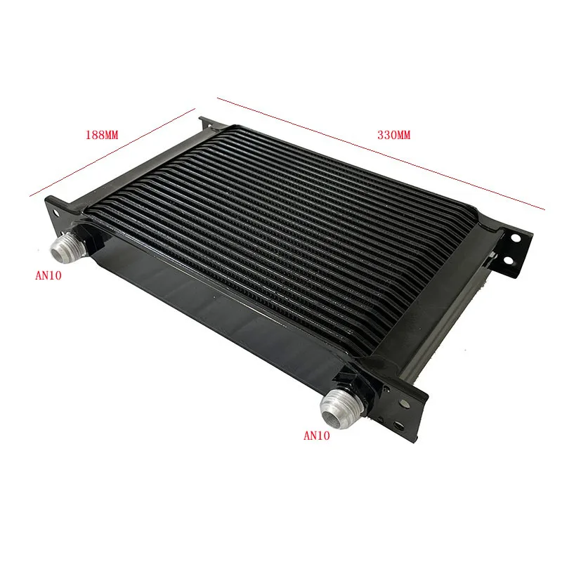 13/16/19/25Rows Oil Cooler British Type Car Engine AN10 Cooling Radiator Replacement Universal Cooler Aluminum