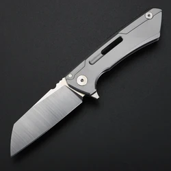 Outdoor folding knife, self-protection knife, all steel, high hardness stainless steel folding knife, carrying small knife