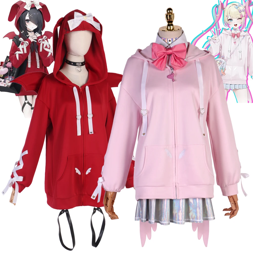 NEEDY GIRL OVERDOSE KAngel Ame-chan Hoodie Hoody Outfits Anime Games Cosplay Costumes