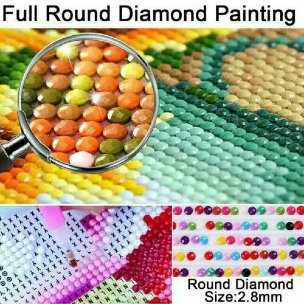 DIY Diamond Paintings Wall Art Cross Stitch Pictures 5D Embroidery Mosaic Handmade Home Decoration Gifts Hunter Anime