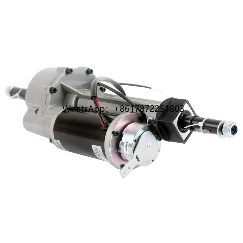 LINIX 500W Poros Belakang untuk Becak Listrik 24V DC Konstruksi Magnet Permanen Diferensial Kendaraan Transportasi Sikat Motor