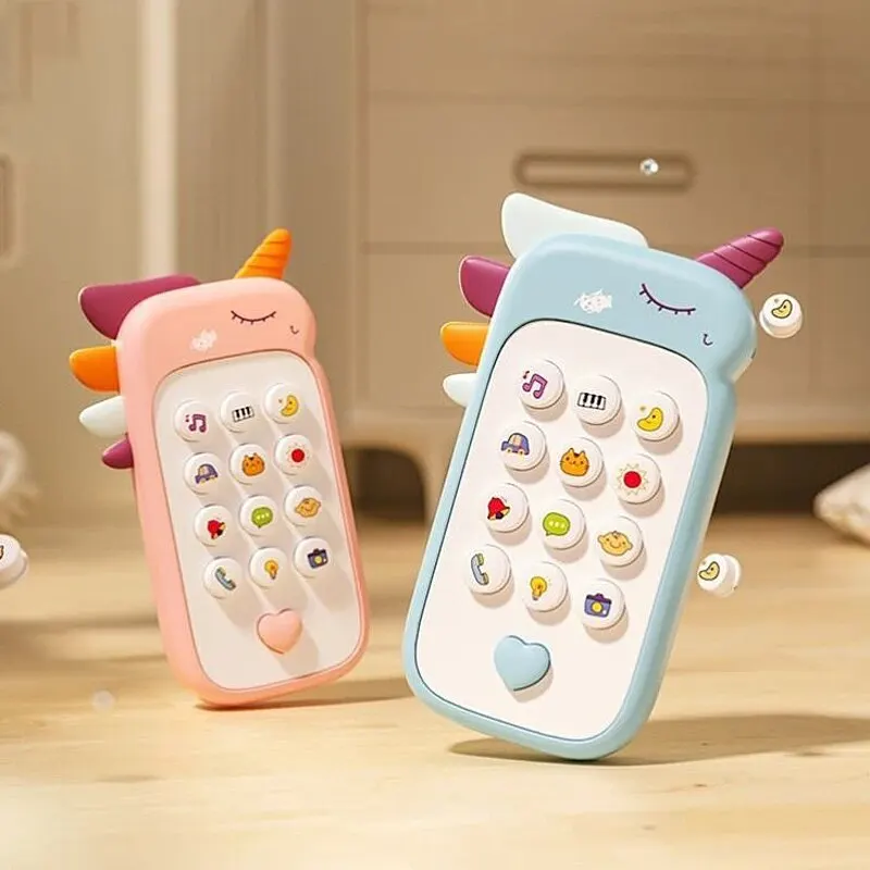 Children's Toy Chewable Educational Early Education Baby Multi-Functional Music Phone Story Machine Toy