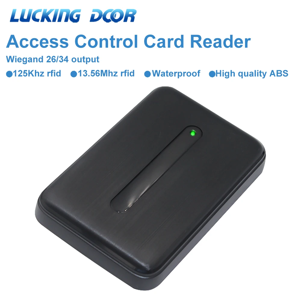 

Smart RFID Reader EM ID IC Card Reader 125Khz 13.56Mhz Wiegand 26/34 Output Suit For Access Controller System Dual Frequency