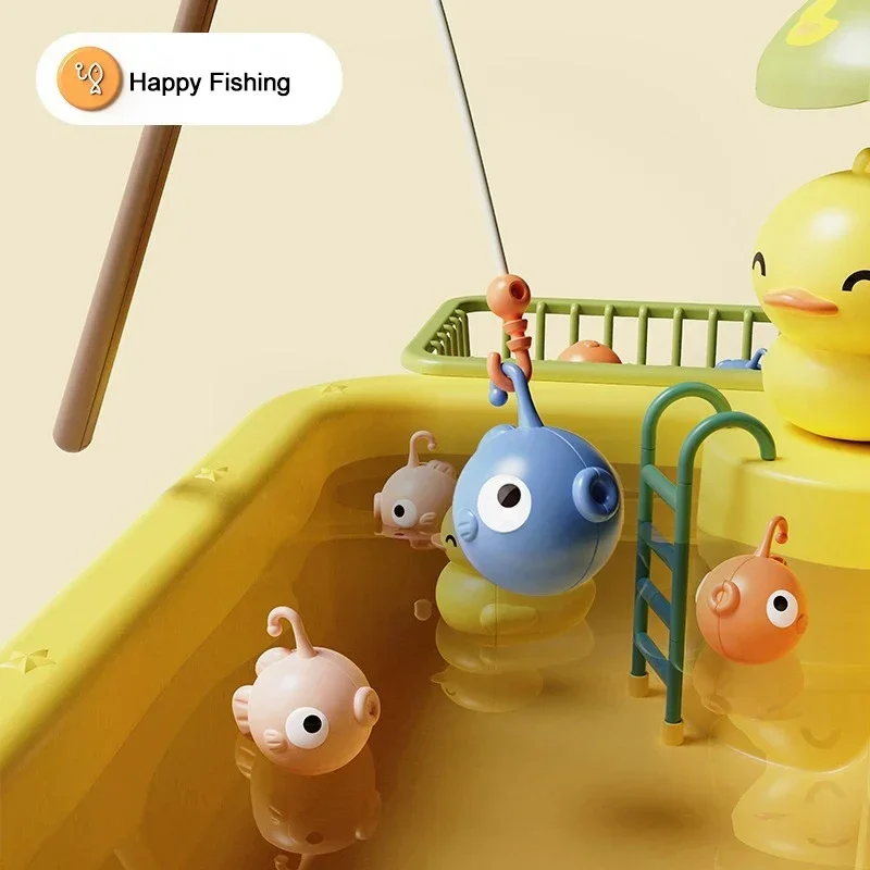 Children's Pretend Play Game Electric Dishwasher Toy Duck Ing Water Kid Vegetable Sink Kitchen Toys Shower Nozzle House