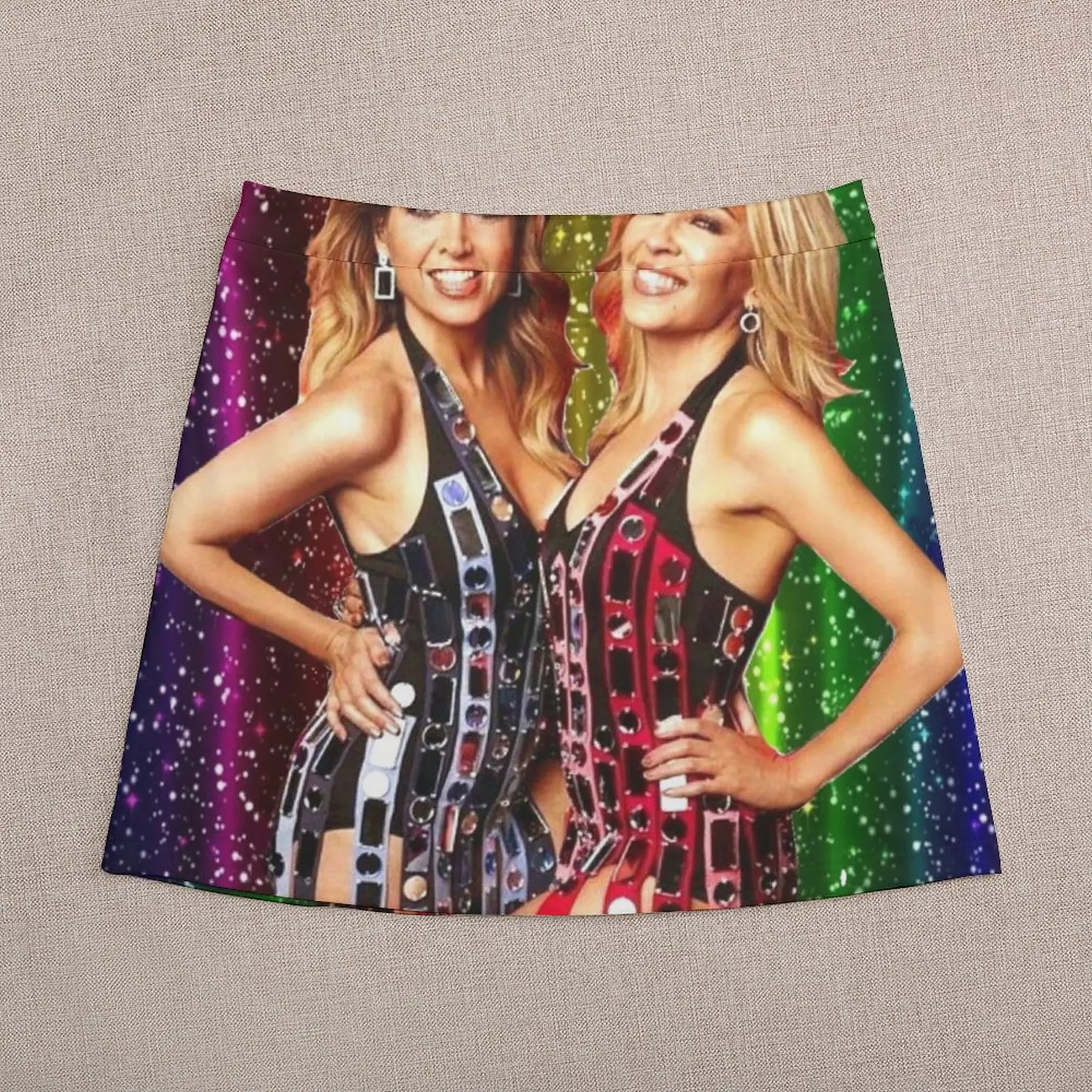 Kylie Minogue & Dannii Minogue - 100 Degrees Summer Of Pride Mini Skirt luxury women's skirt women's summer clothing 2023