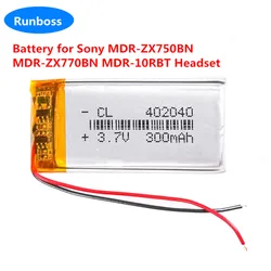Battery for Sony MDR-ZX750BN MDR-ZX770BN MDR-10RBT Headset Earphone New Li-po 3.7V US342243,LIS1454HNP,1-853-017-13,7820DB0345