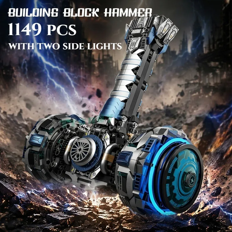 1149pcs-mechanical-hammer-building-blockscool-stylish-model-with-lights-ornament-puzzle-assembly-toys-birthday-christmas-gifts