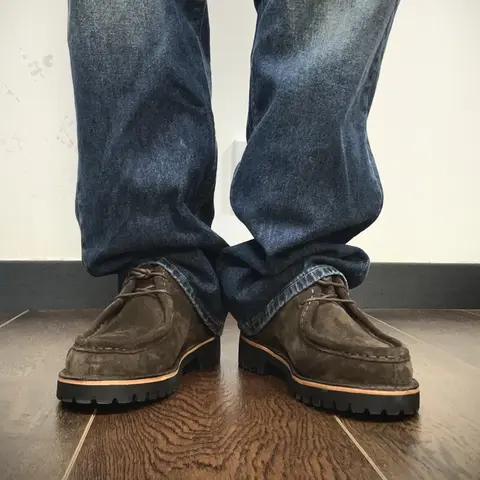 सिले हुए चमड़े के माइकल डर्बी जूते, क्लासिक भारतीय शैली वाले वॉलाबी जूते, विंटेज डेज़र्ट बूट्स, गुडइयर वेल्टेड फुटवियर 12 best sales भारतीय जूते - №8