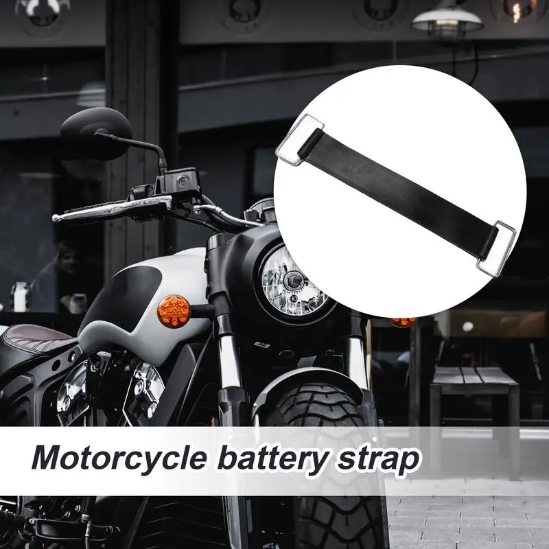 

Motorcycle Battery Tie Down Strap Fixed Holder Elastic Bandage Belt Stretchable For All Motorcycles Tricycles Scooters