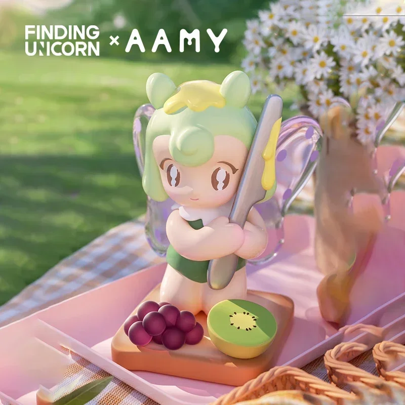 

Finding Unicorn AAMY Picnic With Butterfly Series Blind Box Guess Bag Original Toys Doll Cute Anime Figure Ornaments Gift