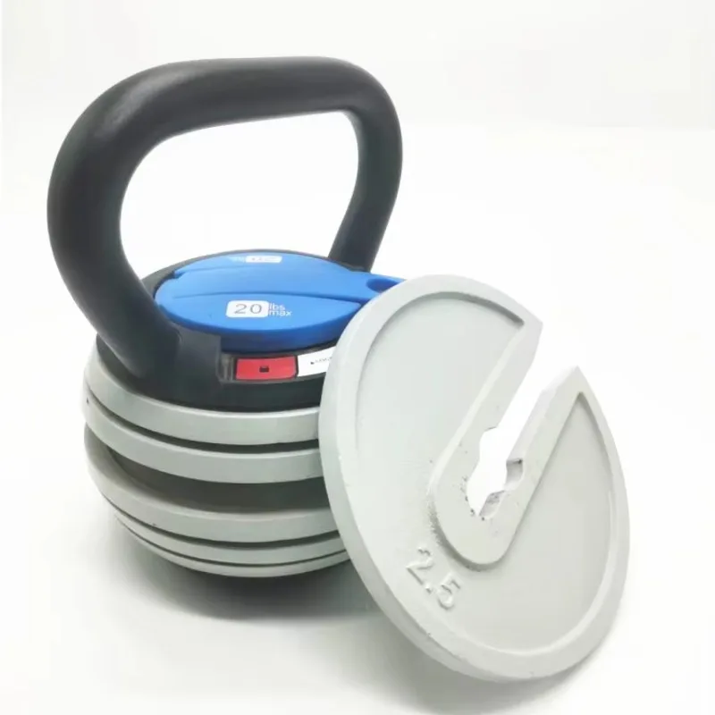 

Professional Adjustable 18 Kgs 40 Lbs Iron Kettlebell Set Women's Fitness Dumbbell Hard Classy Steel Free Weights for Home