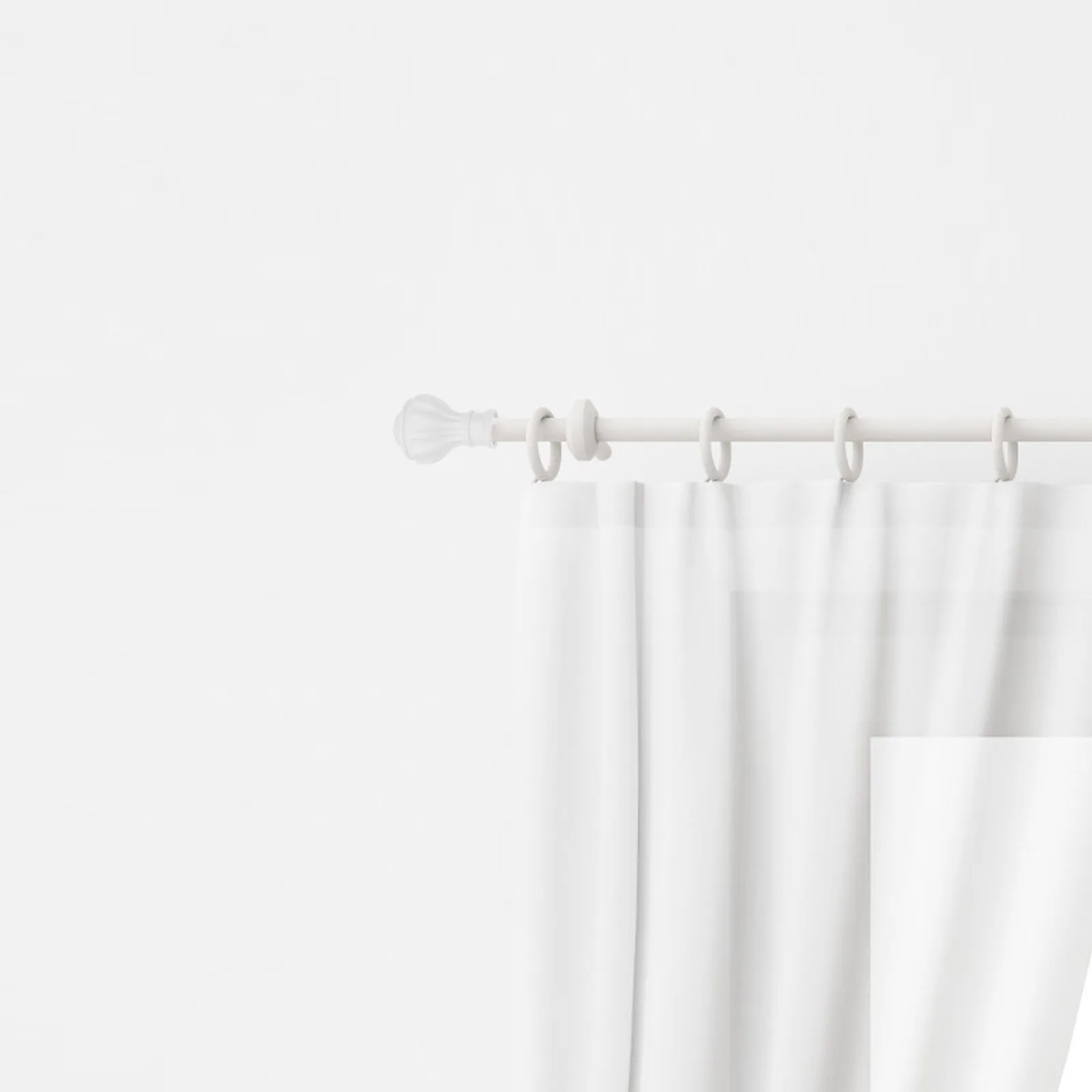 

6pcs Curtain Rod Decoration Heads Drapery End Caps For Living Room Roman Window Curtain Accessories Finials