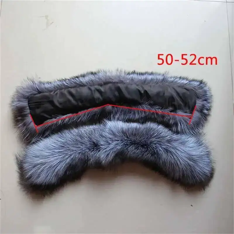 Ladies Scarf Warm Gift Raccoon Fur Collars For Jacket Banand Schal Scarves Female Fashion Warm Genuine Winter Collars Fur Scarf