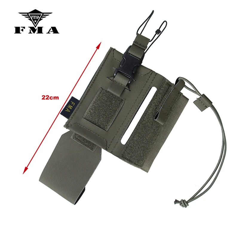 

FMA Tactical 148/152 Radio Pouch Multicam Walkie Talkie Bag for Outdoor Airsoft SPC Tactical Vest