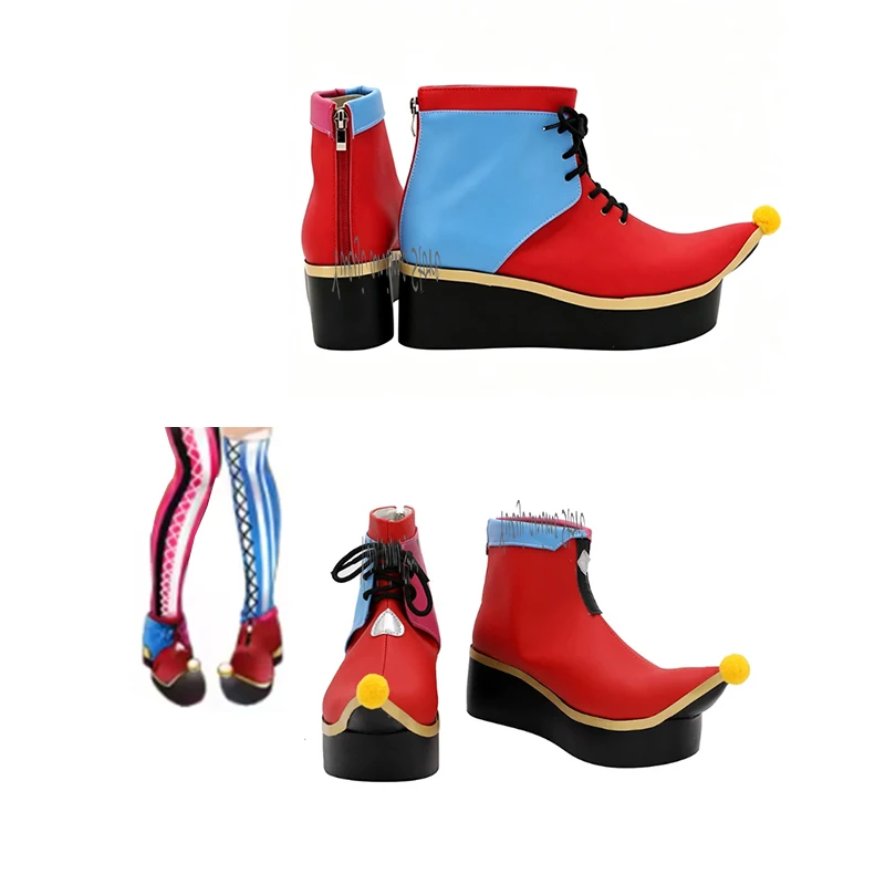 Omaru Polka Customizable Anime Cosplay Shoes Boots For Hallowmas Party Adult Women Men Role Play Prop