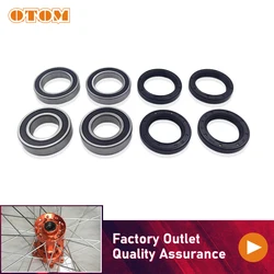 2Pair Motorcycle Front Rear Wheel Hub Bearing Oil Seal Gaskets Kit For KTM EXC SX SXF XC XCW HUSQVARNA FE TC TE Motocross Parts