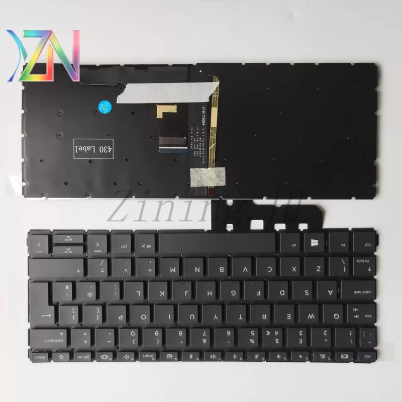 Replacement Laptop Keypad with US-Russian Character Layout, for HP ProBook 430 G8 / 435 G8, ProBook X360 435 G7 / 435 G8