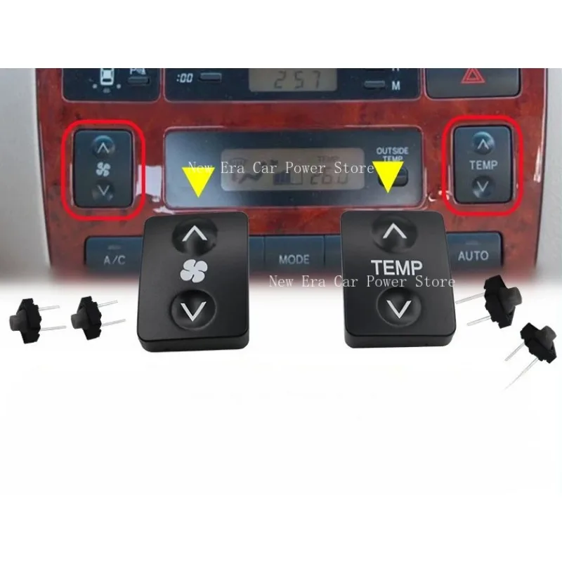 Air Conditioning Control Panel Buttons TEMP Windshield Defrost Speed Button Fits Corolla