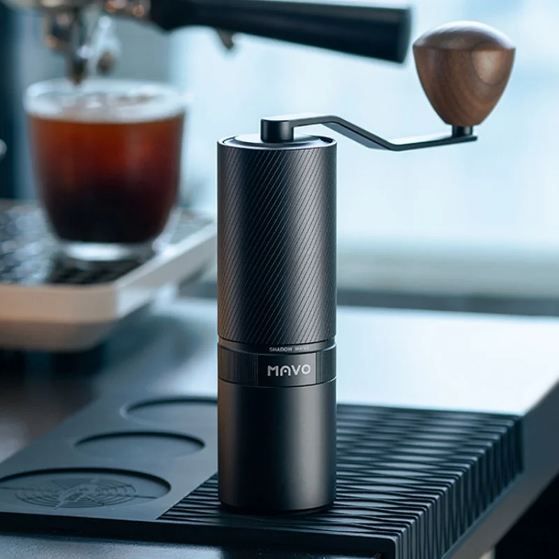 MAVO Shadow Wang Manual Coffee Grinder Portable Adjustable Espresso Bean Grinder For Home Office Camping Outdoor Coffee Lovers