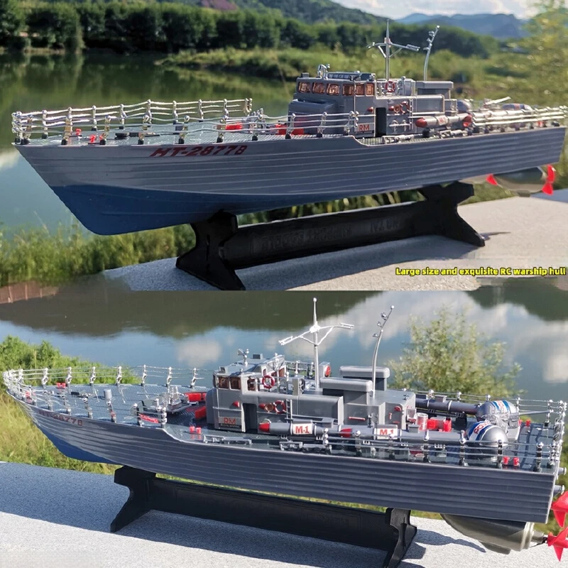 Neues ferngesteuertes Kriegsschiff, großes elektrisches Schnellboot mit Tauchfunktion, Militärspielzeugmodell, wasserdichtes Lade-Torpedoschiff, Geschenke