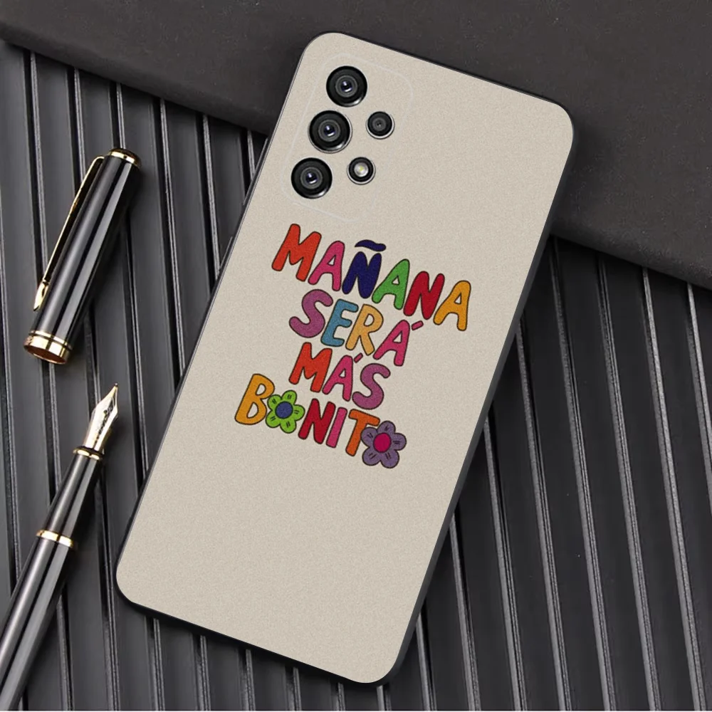 M-Manana Sera Bonito Phone Case For Samsung Galaxy A13,A21s,A22,A31,A32,A52,A53,A71,A80,A91 Soft Black Shell