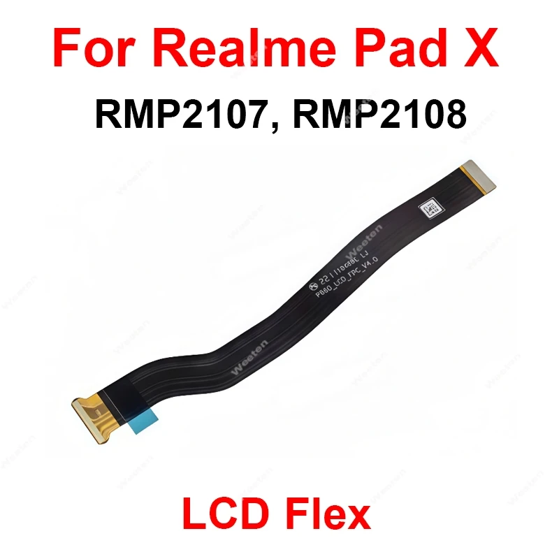 

Разъем материнской платы ЖК-экрана, гибкий кабель для Realme Pad X RMP2107 RMP2108 2107 2108, гибкий кабель ЖК-дисплея материнской платы, запасные части FPC