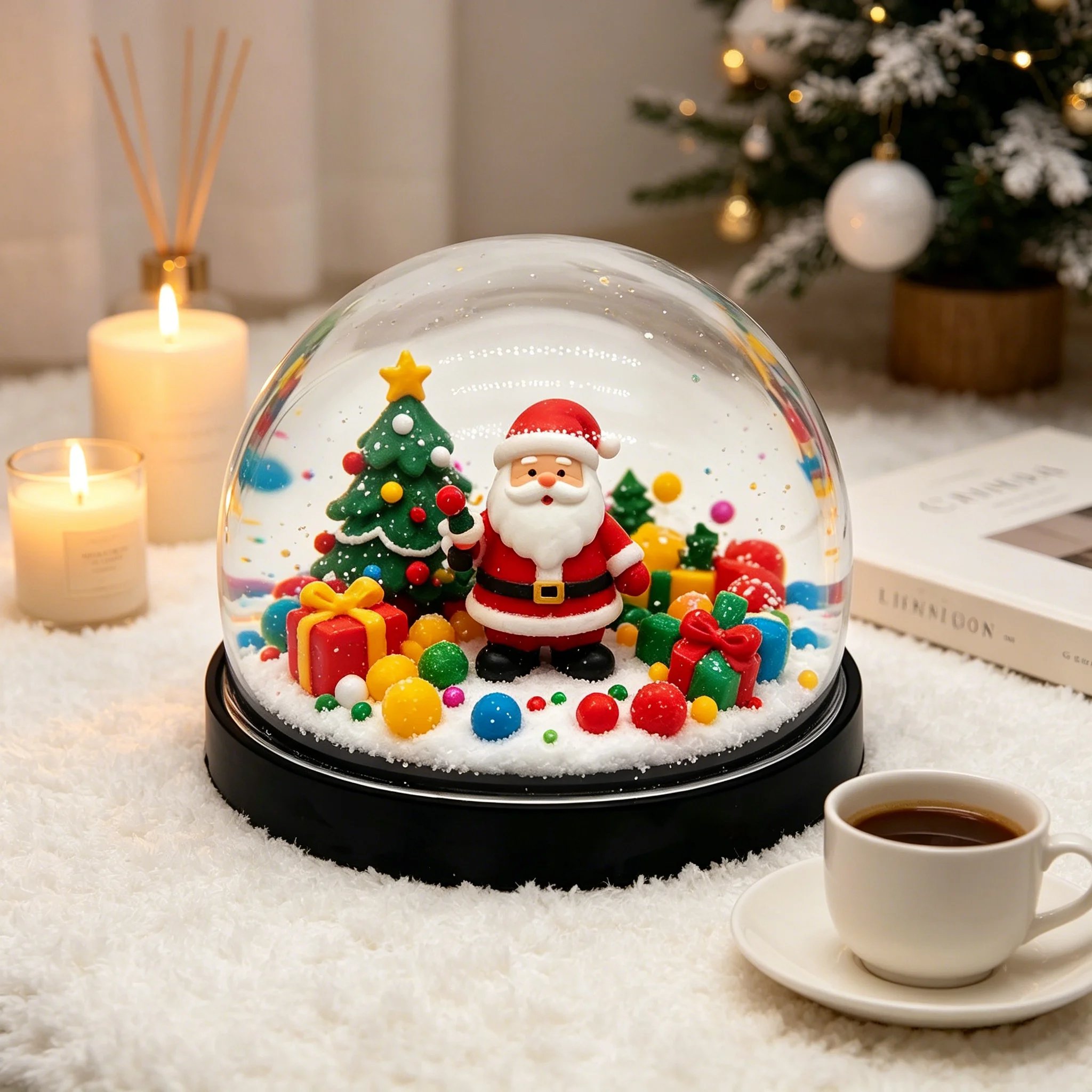 Plastic Empty Snow Globe for Kids, DIY Ornament, Water Display Cover, Promotional Gift