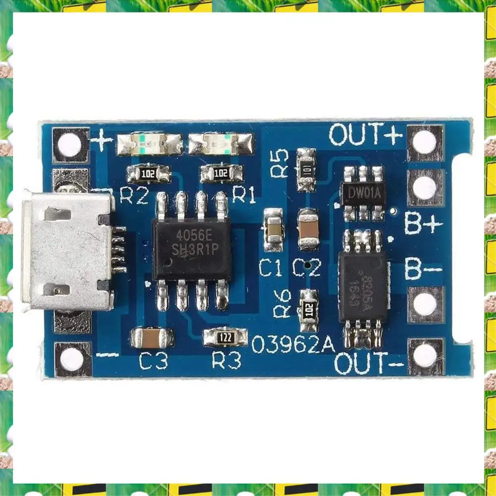 3C Electron 10Pcs 5V 1A 18650 Lithium Battery Charging Board TP4056 Lithium Battery Charging Board Micro-USB Charge Module Prote