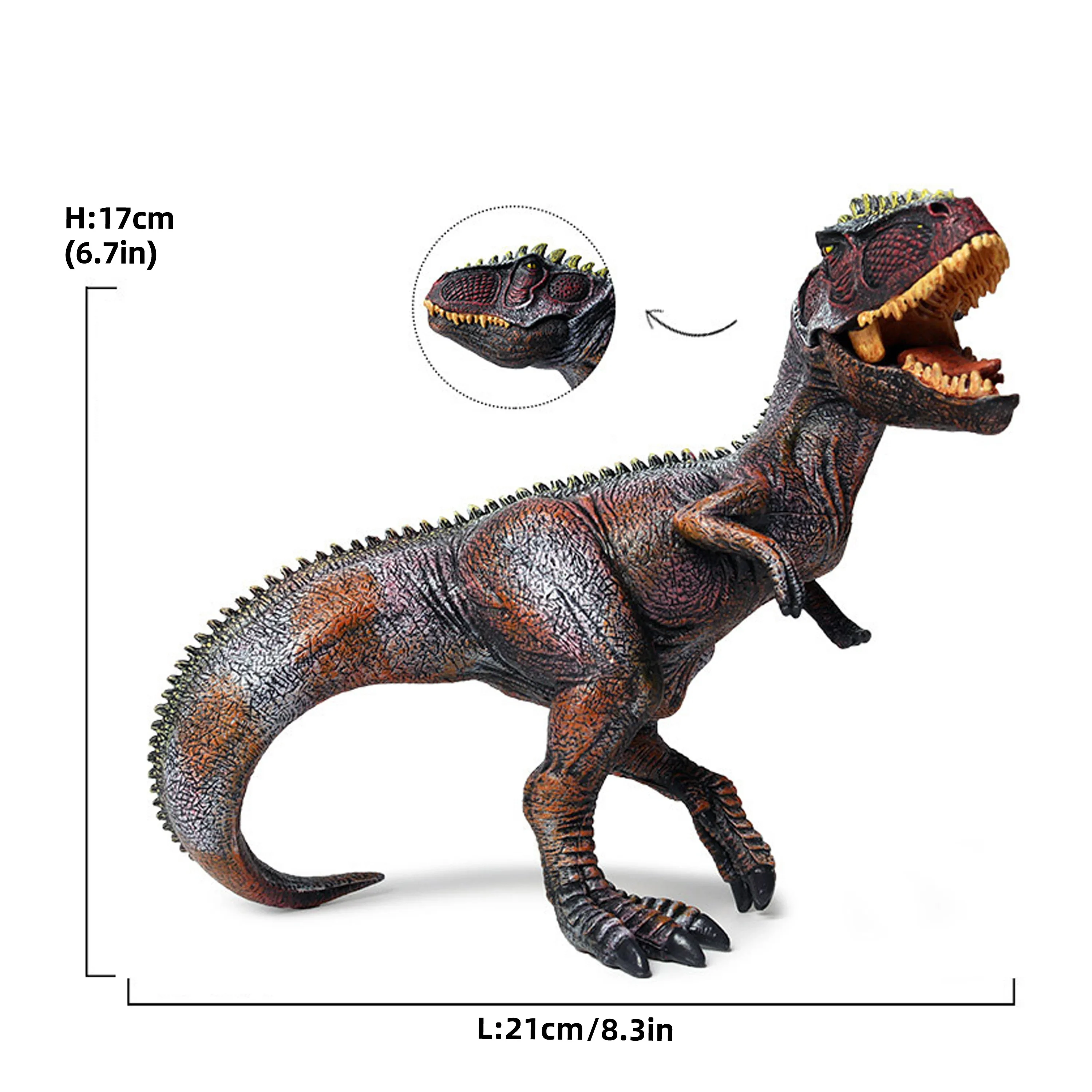 New Jurassic Giganotosaurus Static Model Jurassic Park Movie Animal Decoration Collect Halloween Christma Birthday Gift Kids Toy