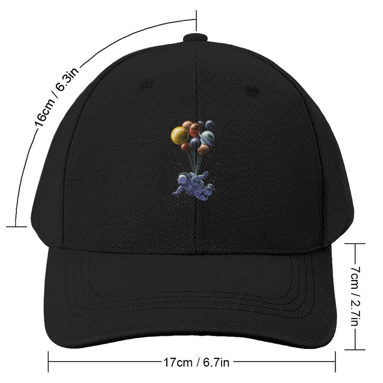 Space Travel Baseball Cap fishing hat fashionable black Horse Hat Female Men's