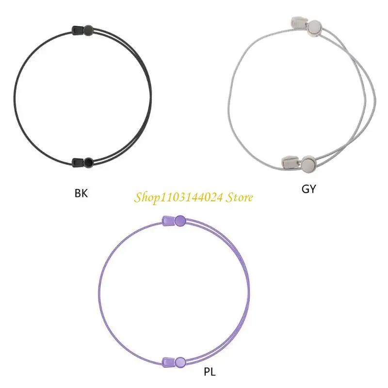 N5KE 셔츠 커팅 테이프 자르기 턱받이 탄성 스트랩 조정 변환 탑 스타일 도구