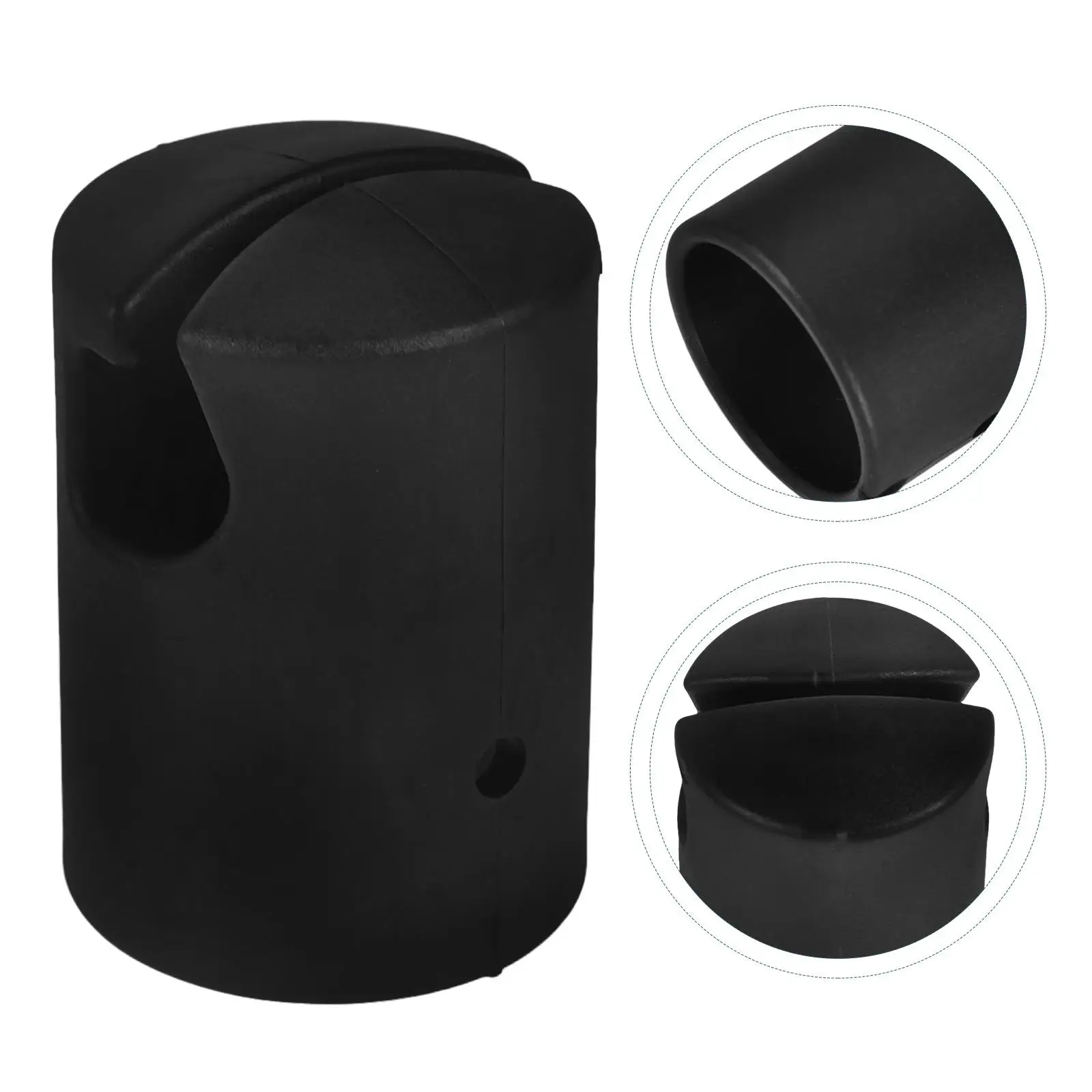 

5pcs Trampoline Cover Accessories Black Tube Rod Caps Replacement Pole Parts Small Supplies Plastic Trampoline Parts Protector