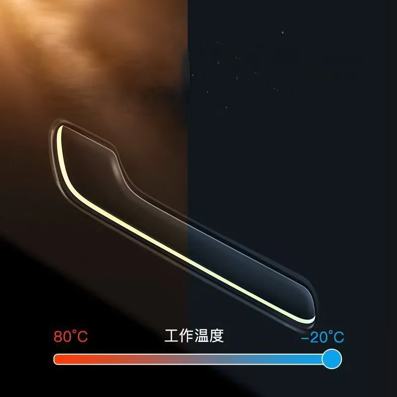 Autocollant de poignée de porte fluorescent noctilucent pour TESLA Model 3/Y/YL/Revitalized Edition, décoration et modification de voiture