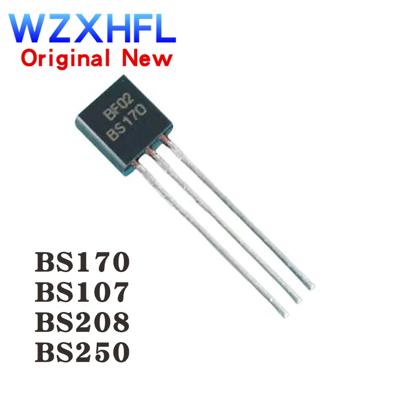 10PCS New BS170 TO-92 TO92 BS107 BS107A BS250 BS208 triode transistor