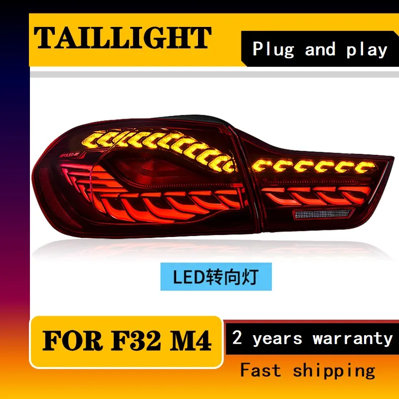 

Tail Lamp For BMW 4 Series Taillights BMW F32 F36 F82 M4 Tail light Dragon scale LED Dynamic turn signal Car Accessories