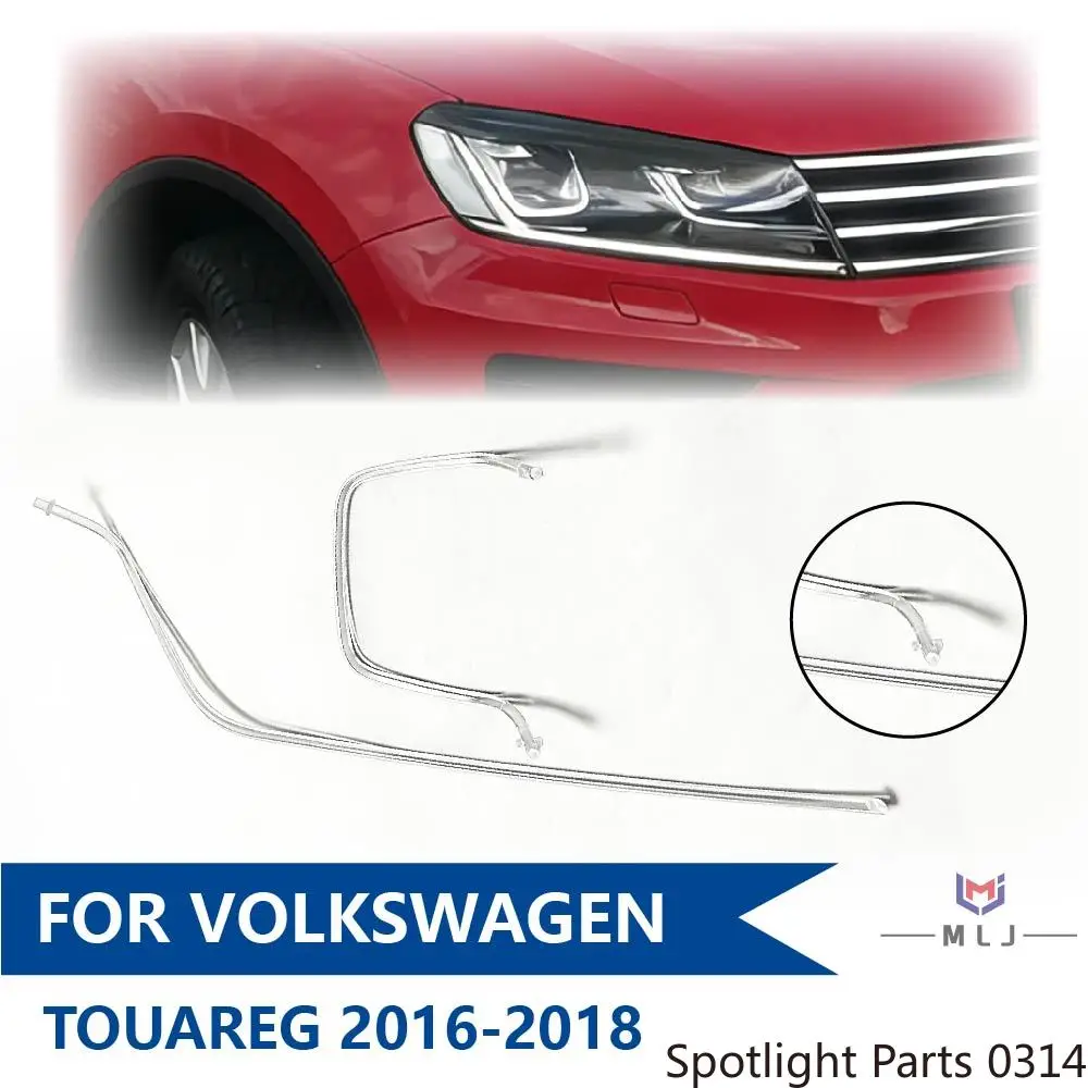 

For Volkswagen Touareg 2016 2017 2018 Headlight DRL Light Guide Plate Light Guide Tube DRL Strip Angel Eye Car Accessories