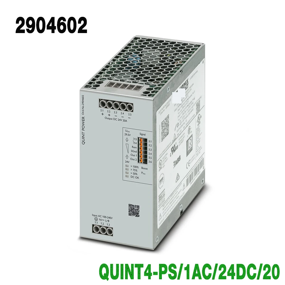 2904602 QUINT4-PS/1AC/24DC/20  POWER For Phoenix Power Supply Output 24VDC/20A