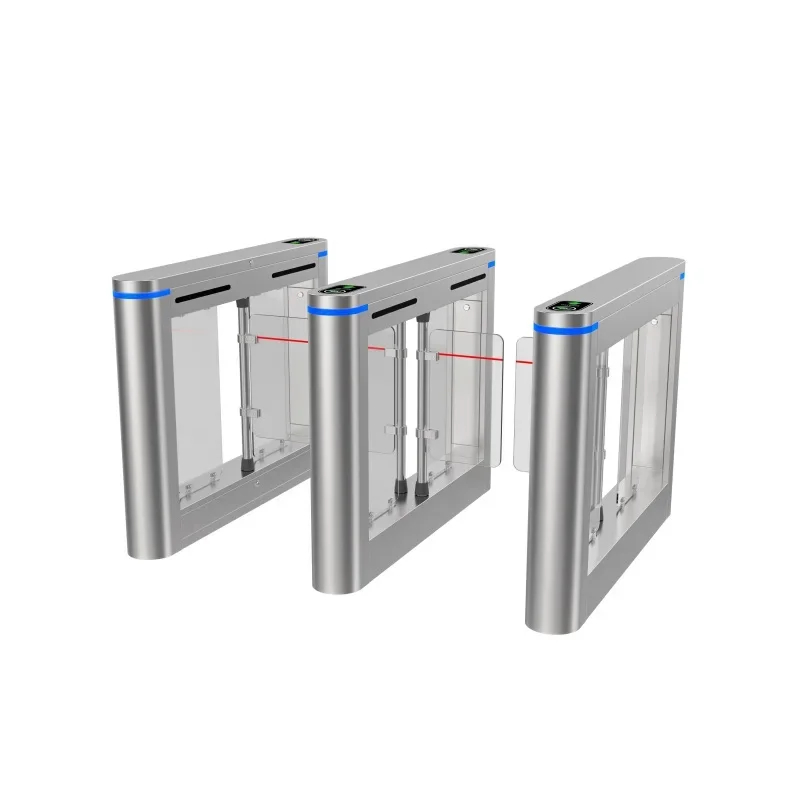 Ankuai AKT321 Speed Gate Access Control System Facial Recognition Flap Turnstile for Public Facility Building Office
