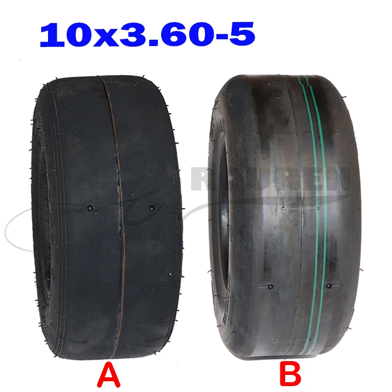 10X3.60-5 5-Inch Tubeless Tires are Suitable for CST Karts ATV Drift Cars Rear Wheel Racing Smooth 10X3.60-5 Tire Modifications