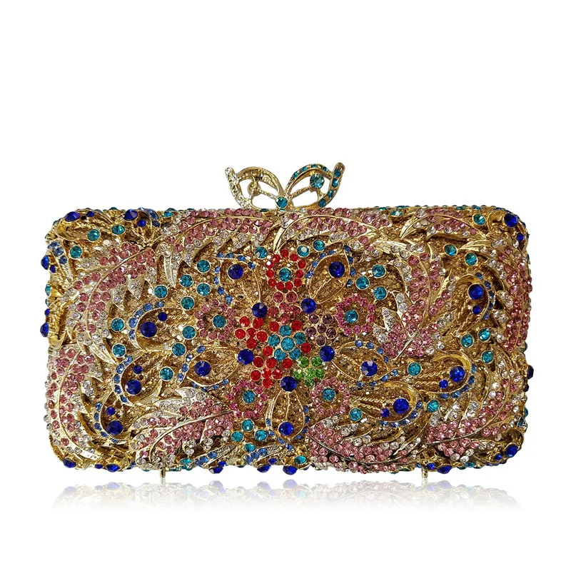 

Сумка-клатч с бриллиантами, пустая металлическая сумка для ужина с кристаллами, инкрустированная бриллиантами, женская сумка для ежегодного собрания, женская сумка ручной работы