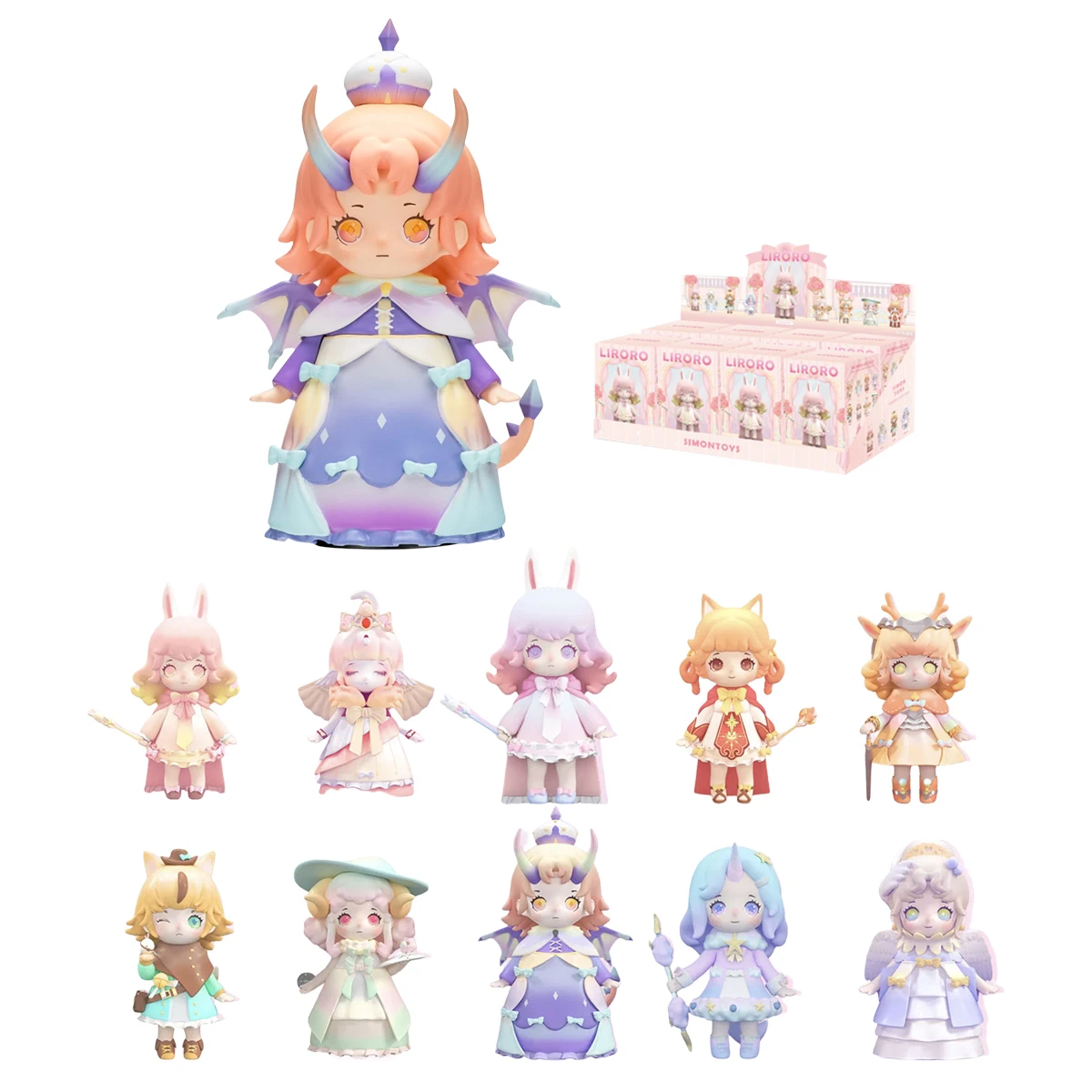 

HIPLAY Simontoys LIRORO Animal Princess Blind Box Figure